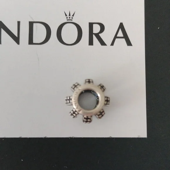 Pandora Retired Sterling Silver Leading Lady Bead with Clear Zirconia - 791115CZ